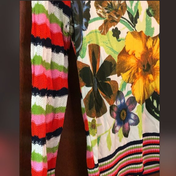 Vintage Bazar de Christian Lacroix print back knit cardigan - Picture 9 of 10